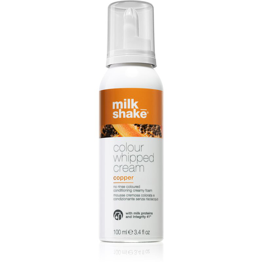 Milk Shake Colour Whipped Cream Toning Foam for All Hair Types Copper 100 ml