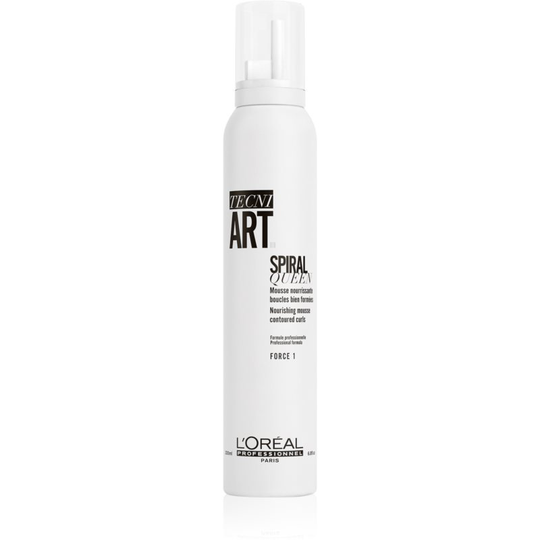 L'Oréal Professionnel Tecni.Art Spiral Queen Styling Mousse to Define and Shape the Hairstyle for Curly Hair 200 ml