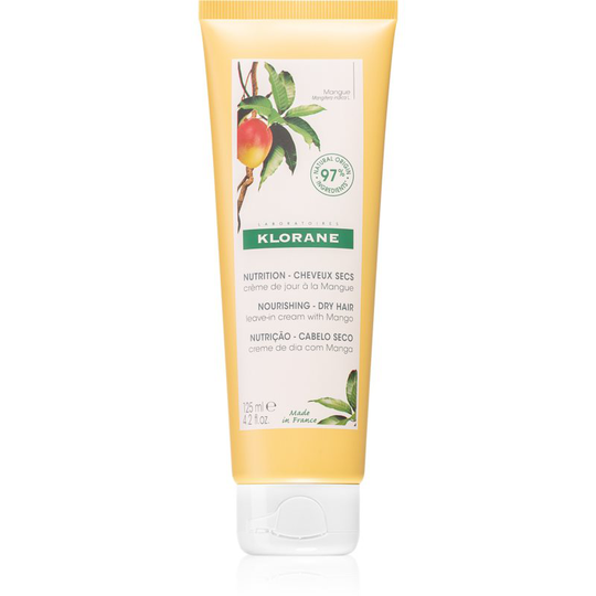 Klorane Mango Leave-in Cream with Nourishing and Moisturizing Effect 125 ml