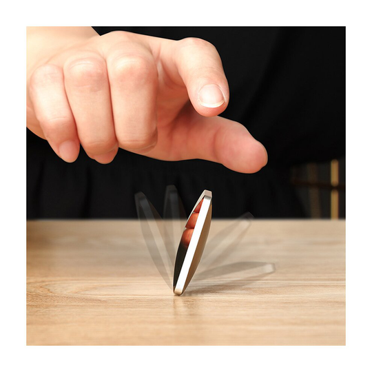 (Square, black) Flipo Flip Desk Toy Rotating Pocket Toy Fidget Kinetic Spinner Stress Relief Toys