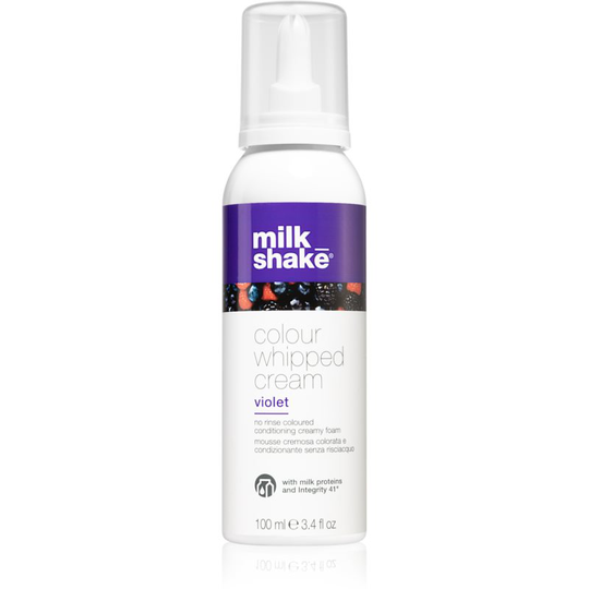 Milk Shake Colour Whipped Cream Toning Foam for All Hair Types Violet 100 ml