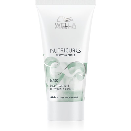 Wella Professionals Nutricurls Waves & Curls Smoothing Mask For Wavy And Curly Hair 30 ml