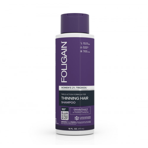 Foligain Stimulating Hair Shampoo for Thinning Hair with 2% Trioxidil 473ml