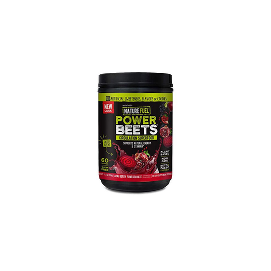 Nature Fuel Power Beets Super Concentrated Circulation Superfood Dietary Supplement - Delicious Acai Berry Pomegranate...