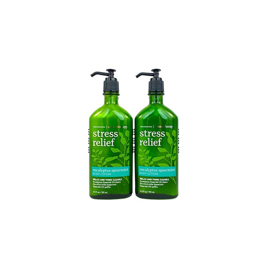 Bath & Body Works Aromatherapy Body Lotion Eucalyptus Spearmint (2-Pack)