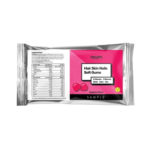 Nuum Cosmetics Hair Skin Nails Soft Gums Food Supplement Sample