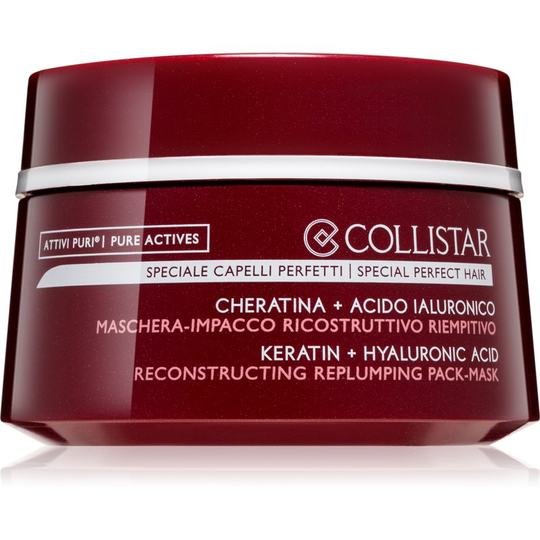 Collistar Attivi Puri Keratin+Hyaluronic Acid Mask Intense Regenerating Mask For Damaged And Fragile Hair 200 ml