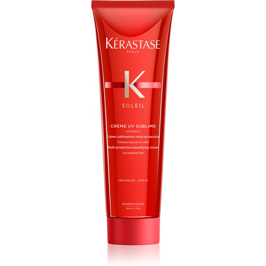 Kérastase Soleil Crème UV Sublime Protective Cream for Hair Damaged by Chlorine, Sun & Salt With UV Filter 150 ml