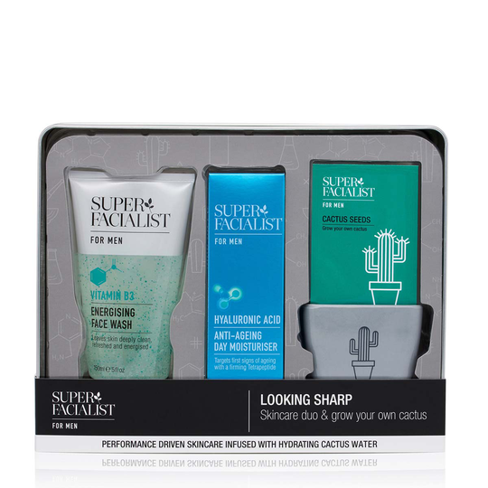 Super Facialist For Men Looking Sharp Cactus Set