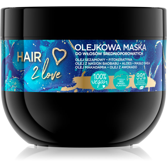 Eveline Cosmetics I'm Bio Hair 2 Love Nourishing and Moisturising Hair Mask 300 ml