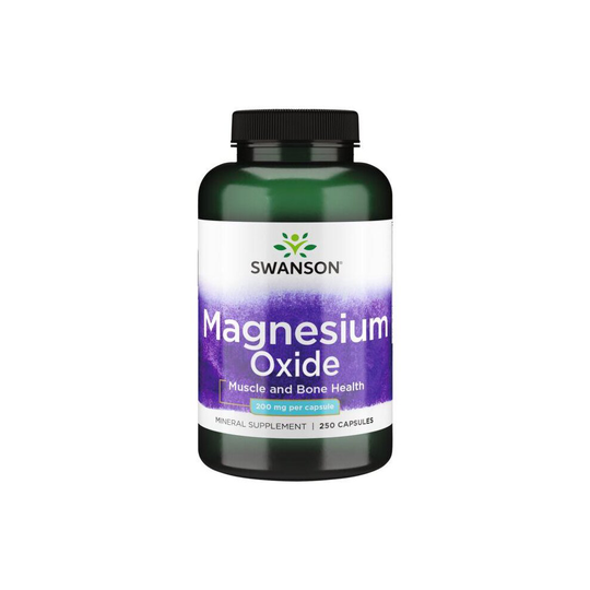 (250 caps) Swanson Premium Magnesium Oxide 250 Caps