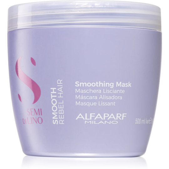 Alfaparf Milano Semi di Lino Smooth Smoothing Mask For Unruly And Frizzy Hair 500 ml