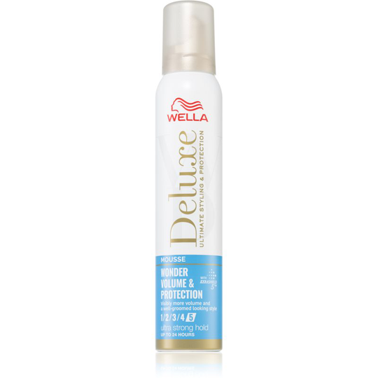 Wella Deluxe Wonder Volume & Protection Styling Mousse for Hair Volume 200 ml