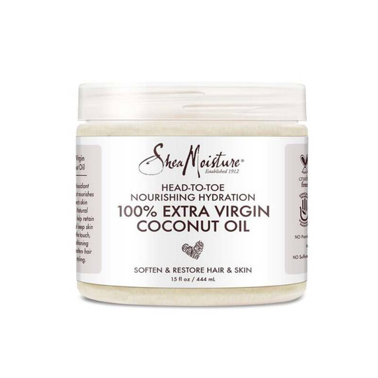 Shea Moisture 100% Virgin Coconut Oil Head To Toe Jar 444Ml