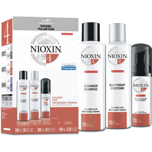 Nioxin SYS4 Care System Trial Kit for Colored Hair with Progressed Thinning Medium