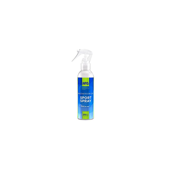 Premium Magnesium Oil Spray with Collagen, Relax and Recover from Sore Muscles and Cramps, MRS Sports Spray, Magnesium Regeneration System, 200 m