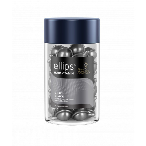Ellips Pro-Keratin Complex Silky Black Hair Vitamin 50x1ml