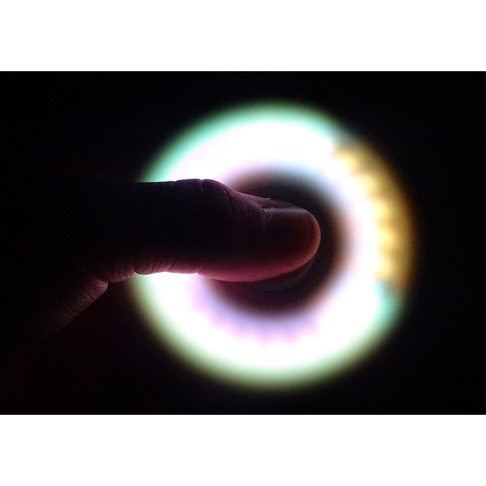 Christmas Concepts® - Exclusive Colour Changing LED Fidget Spinner In Turquoise - Stress Reducer, Stress Relief, Autism - Spin Time 1-3 Minutes