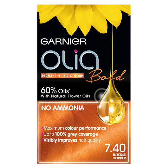 Garnier Olia Bold 7.40 Intense Copper Hair Dye - 1 Kit