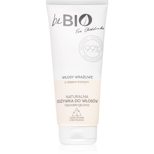 beBIO Hypoallergenic and Sensitive hair Conditioner for Weak and Damaged Hair 200 ml