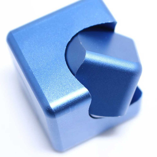 Annodised Metal Fidget Cube Spinner Stress Relief Desk Toy