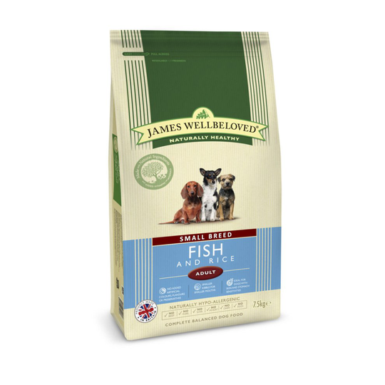 Jwb Adult Dog Small Breed Fish & Rice Kibble 7.5kg