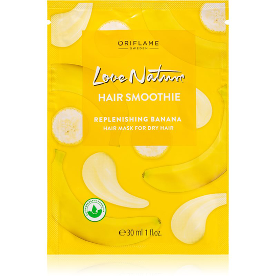 Oriflame Love Nature Replenishing Banana Hydrating Mask For Dry Hair 30 ml