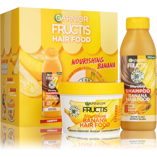 Garnier Fructis Banana Hair Food Gift Set (For Dry Hair)