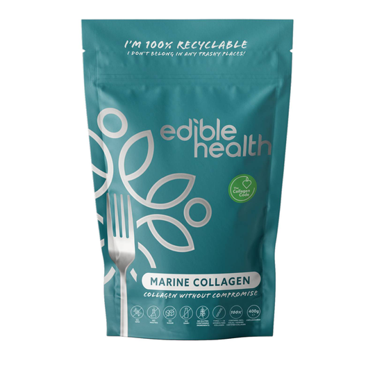 Edible Health Hydrolysed Marine Collagen Powder 400G Pouch