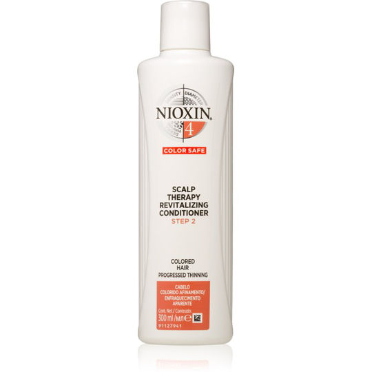 Nioxin System 4 Color Safe Scalp Therapy Revitalizing Conditioner Deeply Nourishing Conditioner For Damaged And Colored Hair 300 ml
