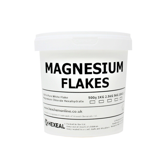MAGNESIUM FLAKES | 1KG BUCKET | 100% Pure | Bath | Magnesium Chloride
