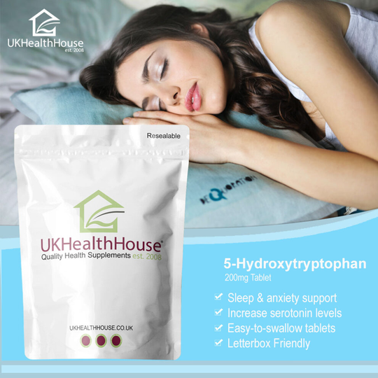 5HTP 200mg x 240 Tablets Serotonin Stress Anxiety Depression Sleep Aid